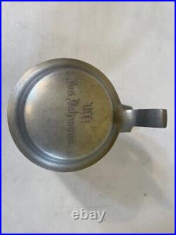 Vintage German Germany beer stein mug 9B80 UFF3 No. 17 0.5L