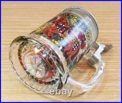 Vintage German Glass Beer Glass Tankard Good Condition Collectables