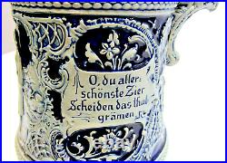 Vintage German-made Beer Stein Original Mold 1894