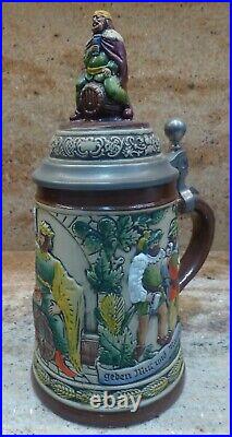 Vintage Gerzit German Beer Stein