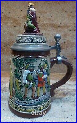 Vintage Gerzit German Beer Stein