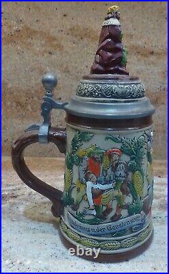 Vintage Gerzit German Beer Stein