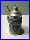 Vintage-King-West-German-Made-Beer-Stein-Pewter-Lid-389S-COOL-COLLETIBLE-RARE-01-ctw