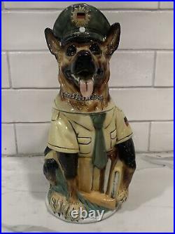 Vintage Original King Stein German Shepherd Police Dog Man's Best Friend Limited