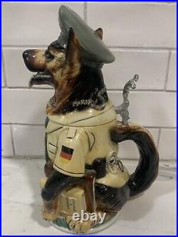 Vintage Original King Stein German Shepherd Police Dog Man's Best Friend Limited