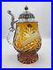 Vtg-Bayern-W-German-Lead-Crystal-Cut-to-Clear-Amber-Glass-Beer-Stein-Pewter-Lid-01-cxe
