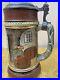 Vtg-Pottery-German-Beer-Stein-LID-Insert-Incised-Drink-Among-Barrels-Scene-7-1-2-01-kyi