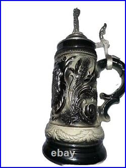 Zoller & Born Beer Stein Imperial German Eagle Rare Deutschland 11.5 Empty